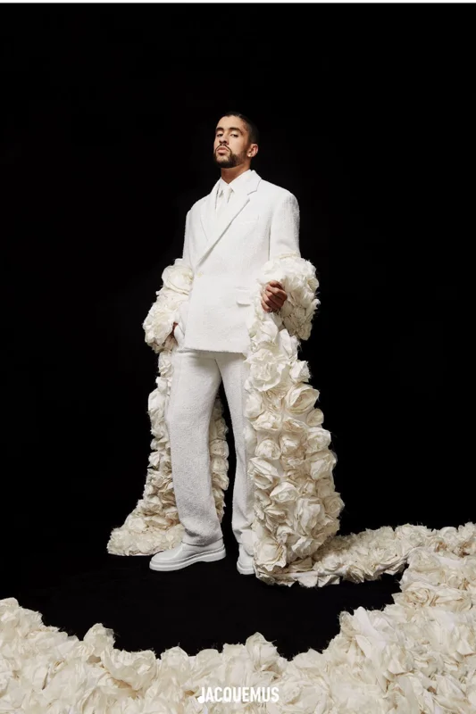 Bad Bunny wearing Jacquemus